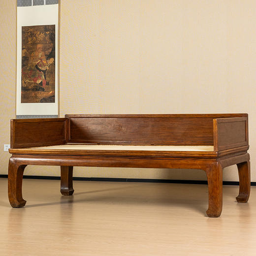 明 黄花梨独板三围屏罗汉床（售价1220万） 商品图1