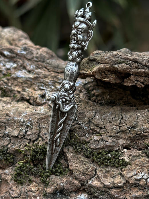 蓝色盒装天铁普巴金刚橛金刚杵挂件 带挂绳 商品图6