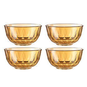 LLG1025S4FU 乐扣乐扣 晶珀系列琥珀色餐具4件套