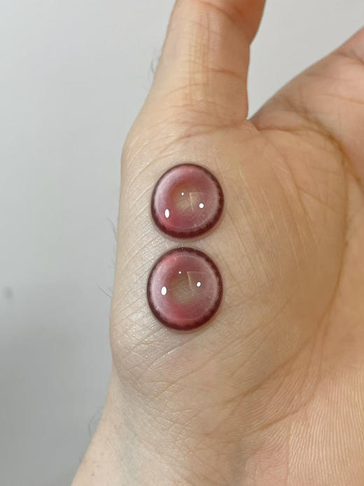 HUOHUOCON 害羞里纱子 半年抛 两片 14.5mm 参考着色 14.0mm 基弧 8.5 含水 40% 新锐国货 商品图3