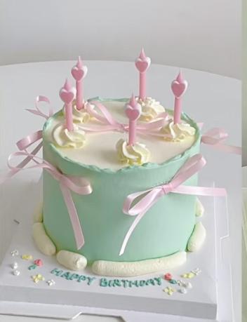 ins风绿色系蛋糕系列-低糖处理无添加 商品图6