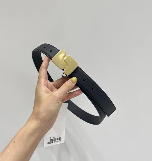 法式极简金扣皮带  soeur三标齐  小牛皮腰带 商品图1