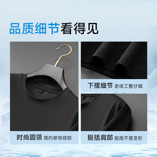 【索罗娜棉】【DDA】大依优型大码圆领短袖T恤夏季半袖加肥加大码短袖上衣胖子男士潮流 商品图4