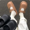 【特价39元】春夏新品时尚简约百搭博肯凉拖鞋居家外穿女款纯色包头【WG25239】 商品缩略图4
