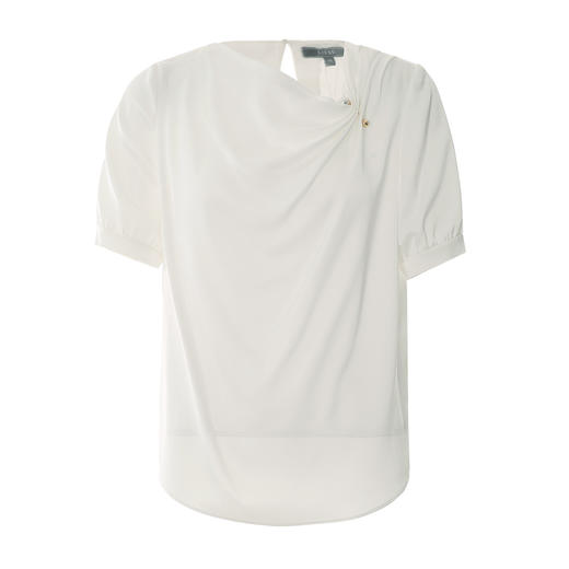 EITIE爱特爱春季新款设计感时尚优雅通勤上衣7813501 商品图5