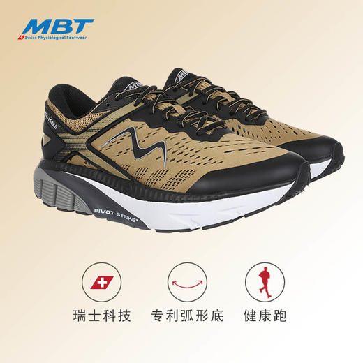 MBT足健康鞋女厚底足弓支撑跑鞋减少足部不适 缓震回弹 1500II 商品图1