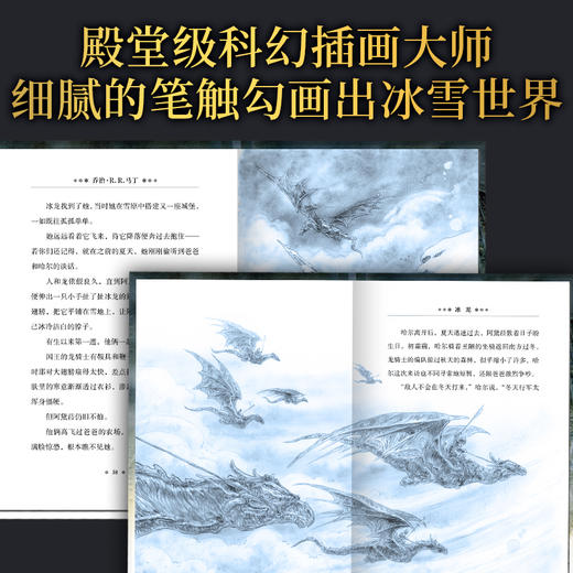 冰龙冰与火之歌权利的游戏作者乔治马丁著少儿奇幻小说奇幻文学科幻小说7-10岁儿童童话书籍小学生课外阅读书 商品图4