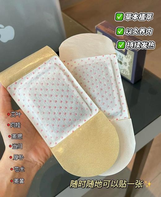 【香港.清湿灸疗贴】采用天然植物配方草本 以灸养内 每天贴一贴 商品图2