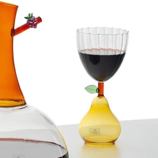 ICHENDORF 花果系列意大利进口手工可爱立体花型耐热玻璃水杯 商品图0