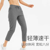 跃牌（呗咪纷纷系列）新品宽松运动裤七分裤女卫裤速干跑步健身裤YDK11 商品缩略图0