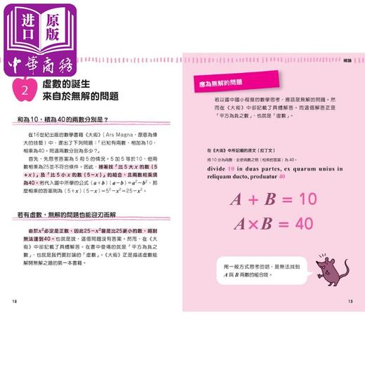【中商原版】观念伽利略3 虚数 完整数的世界 港台原版 儿童数学读物 自然科学 整理观念精华 掌握重点 提高学习效率 科普 商品图2