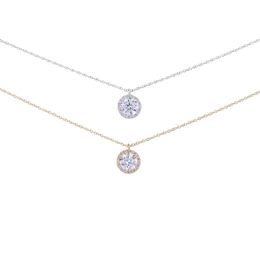 爱弗星空秘境银色项链 铜（18K金） 商品图1