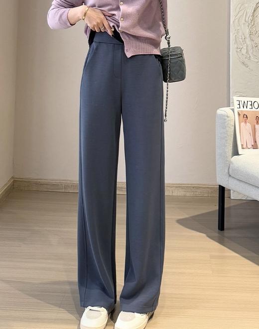 春夏大长腿莱赛尔极简报恩裤显瘦松紧腰窄腿长裤 商品图12