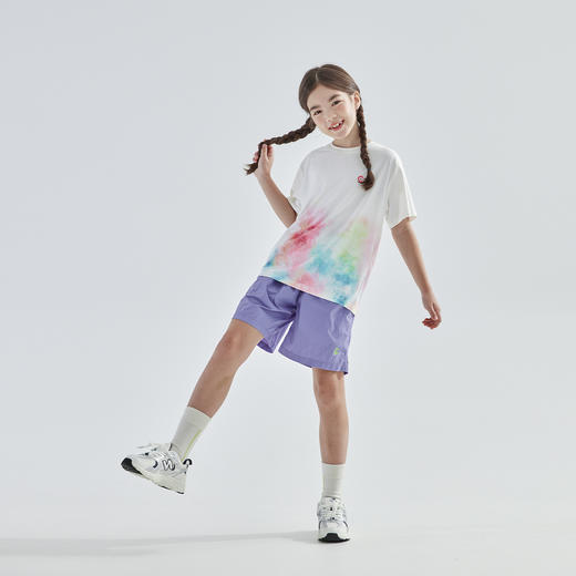 cicochild 25年夏季新款亲子中大女童晕染短袖T恤凉感防晒上衣 商品图3