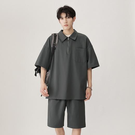 【YW】无忧购韩版夏季运动百搭宽松冰丝休闲套装Z041（截单后7天发货) 商品图5