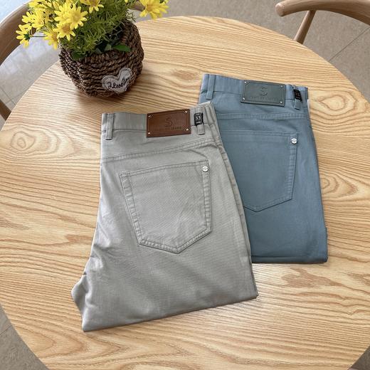 男士直筒休闲裤宽松长裤百搭纯色时尚透气薄款男裤    KDZC-72096* 商品图0