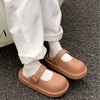 【特价39元】春夏新品时尚简约百搭博肯凉拖鞋居家外穿女款纯色包头【WG25239】 商品缩略图2