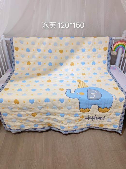 松植屋云朵纱小号泡芙被 尺寸120*150cm 适合新生儿幼儿园宝宝夏季凉被 可直接机洗空调被 商品图3