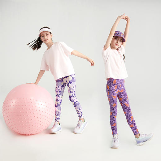 【清仓款】oribigo 儿童高弹力印花打底裤 商品图4