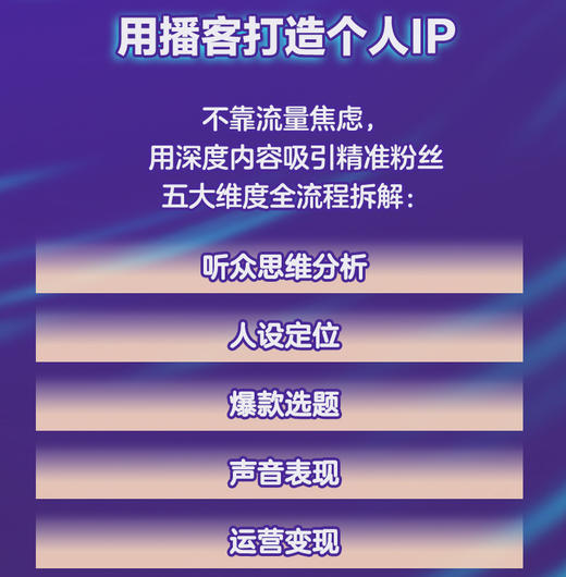声势：你的声音价值百万 万花有声蒋德明著播客运营变现实战书籍自媒体单干1000个铁粉 商品图1