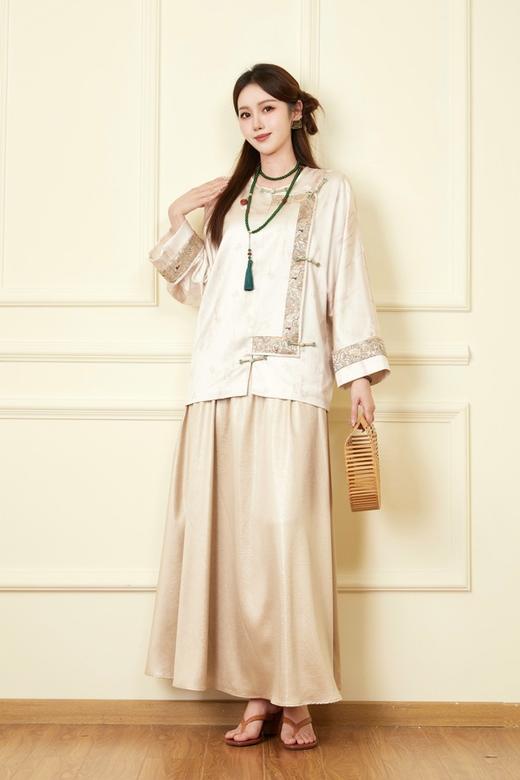 ANSUABEL 温婉新中式提花盘扣外套 20120 商品图4