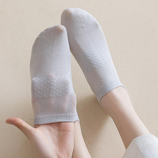 【超值7双装】LUIS VECENTE抑菌防臭苎麻棉透气短袜/隐形袜 男女款7双装 商品图12