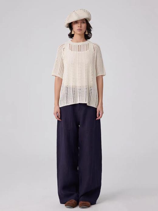 Simple Project/K2521/亚麻五袋直筒长裤 商品图2