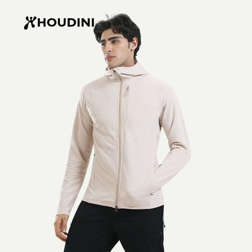 HOUDINI胡丁尼Aero Houdi航天户外男轻薄连帽抓绒衣外套 830036 商品图3