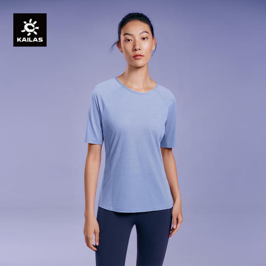 KAILAS凯乐石 女款H1羊毛圆领功能中袖T恤 KG2437215【Z】 商品图0