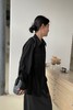 LNNNS 黑色简约优雅光泽感衬衫 20043 商品缩略图4