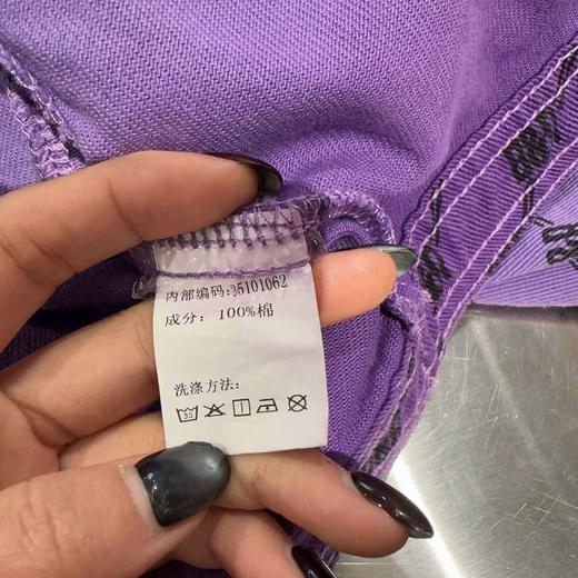 Z 翻领满印渐变双口袋短衬衫（紫）春季251010620321 商品图5