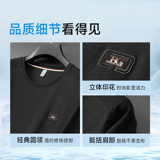 【棉质】【DDP】大依优型大码短袖T恤休闲透气半袖夏季上衣胖子加肥加大 商品图3