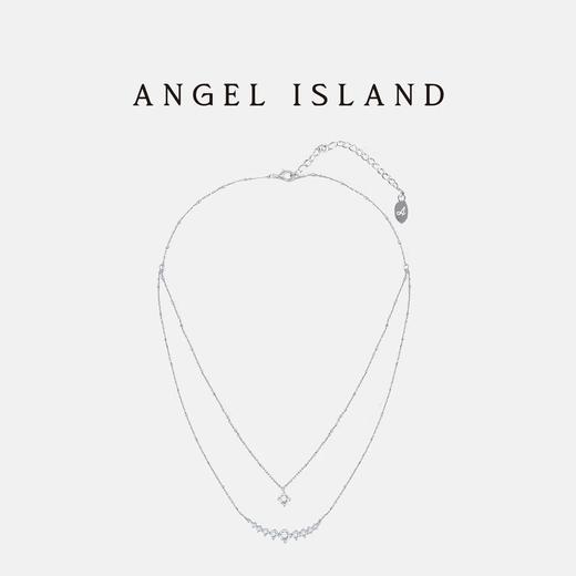 ANGEL ISLAND 「星河」纯银微笑锆石项链 商品图9