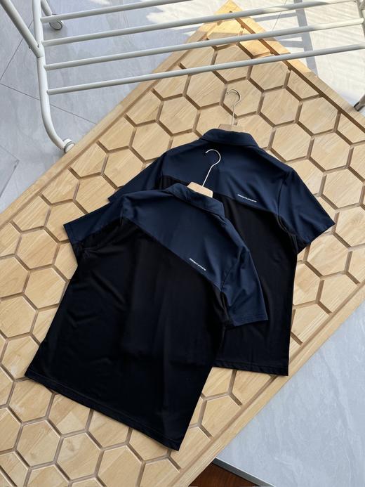 点此购买 迪桑特男士夏季透气吸汗拼色短袖翻领POLO衫 LL 288627 商品图1