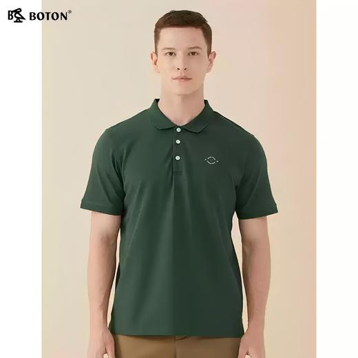 波顿夏季保罗polo衫男短袖翻领大码美式休闲高端纯色百搭t恤MT883221 商品图3