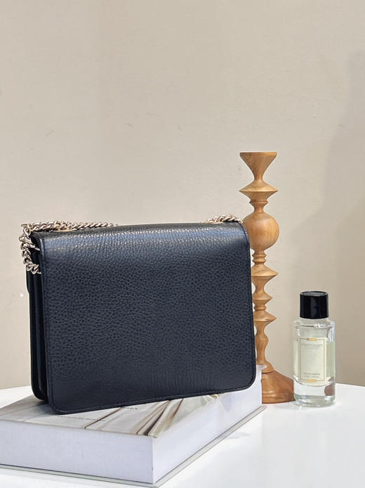Gucci 小号 黑金 牛皮 风琴包 商品图1