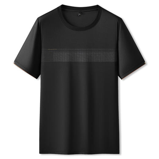 【冰丝】【DPF】大依优型大码短袖T恤运动夏装冰丝凉感半袖体恤衫加肥加大休闲圆领胖子上衣男士 商品图4