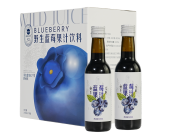塔哈尔河野生蓝莓果汁饮料248ml*6瓶