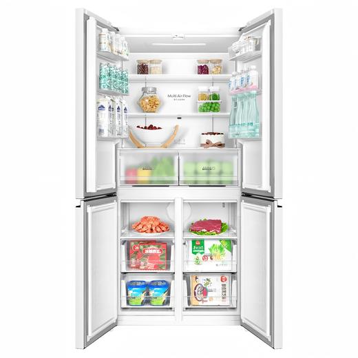 格力冰箱 535L  十字对开门 自由零嵌 双通道散热 BCD-535WGNCL2SPBCA/典雅白 商品图1