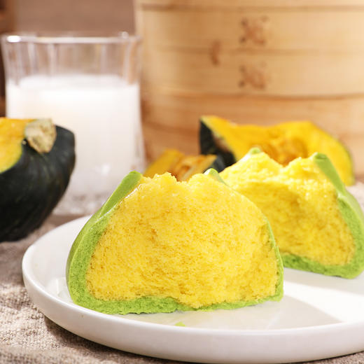 心选丨板栗南瓜包 速冻半成品包点家用方便速食早餐馒头顺丰包邮 商品图2