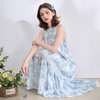 【海盐度假风】重工流苏晕染挂脖连衣裙女春夏宽松长裙V0050628 商品缩略图0