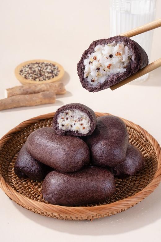 【头厨 黑米藜麦山药包】粗粮夹心+谷物面皮，从皮到馅健康满满，口感丰富，好吃不胖 商品图0