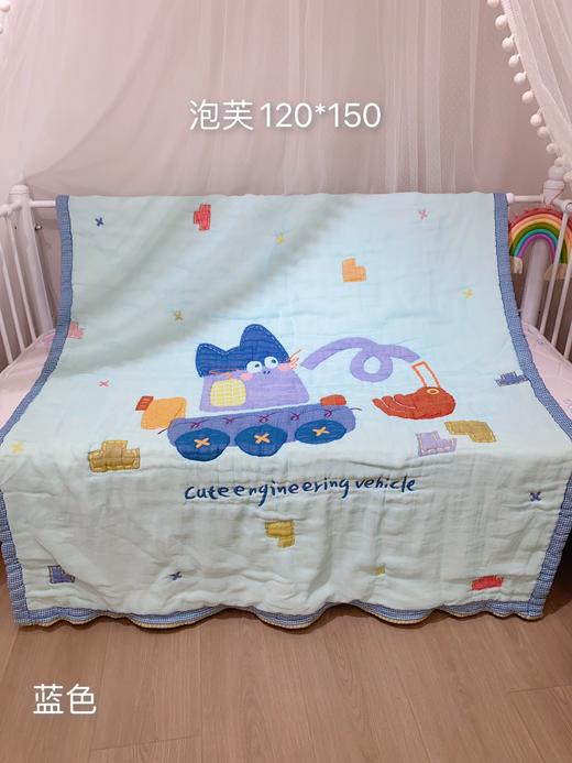 松植屋云朵纱小号泡芙被 尺寸120*150cm 适合新生儿幼儿园宝宝夏季凉被 可直接机洗空调被 商品图4