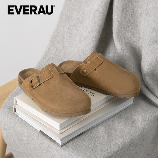 EVERAU经典沙滩休闲半包男女同款拖鞋EA5048 商品图1