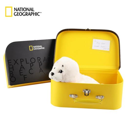 国家地理 毛绒玩具动物玩偶 海豹9英寸礼盒版 商品图0