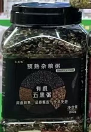 豆萁缘预熟杂粮粥五黑粥400g 商品图0