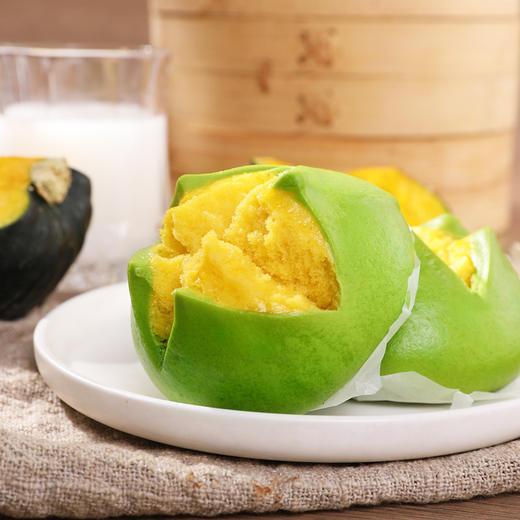 心选丨板栗南瓜包 速冻半成品包点家用方便速食早餐馒头顺丰包邮 商品图1