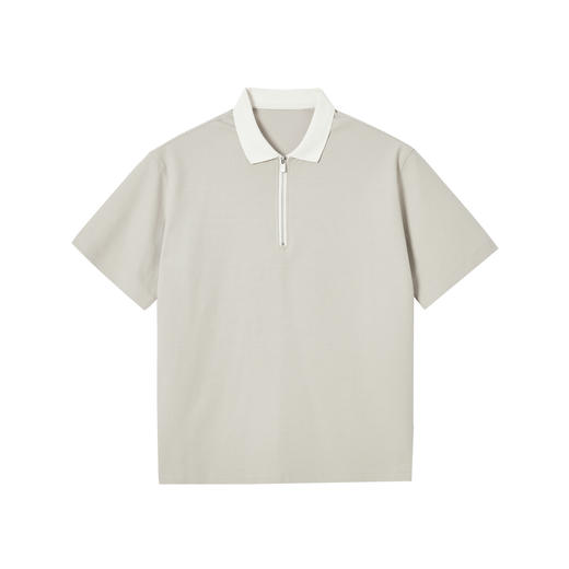 墨麦客男装2024夏季新款男士凉感速干短袖polo衫撞色翻领T恤男潮 商品图4