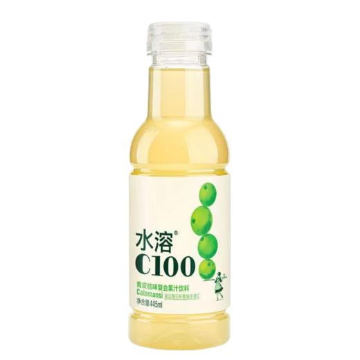 农夫山泉 水溶C100复合果汁饮料 多口味可选果味饮料 445ml/瓶 商品图4