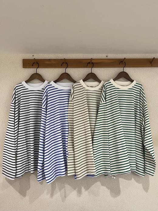 HARVESTY 宽松条纹长袖 商品图4